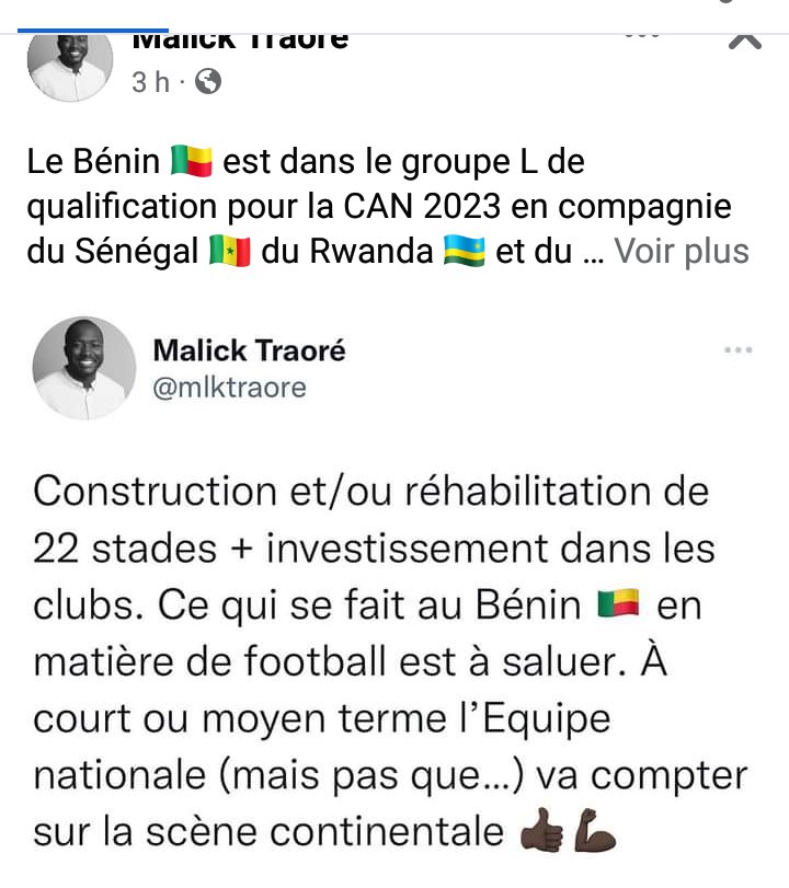 aboubacarseini's tweet photo. Pendant ce temps au Niger aucun Stade n'est aux normes et le soit disant championnat de ligue 1 se joue avec 14 clubs dont 10 dans la capitale Niamey 😡 https://t.co/33QR97Qr1q