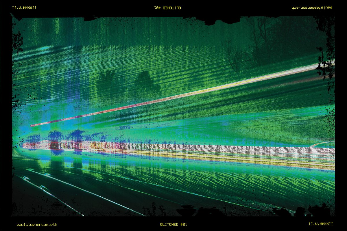 Welcome to the editions.
My Glitched art project is now available with a supply of 25 @ 0.05E each.
1st up, Glitched #1
opensea.io/assets/0x495f9…

#NFTs #NFTCommunity #nftphotography #nftart #NFTartists #NFTphoto #NFT #NFTphotos #glitchart #NFTdrop #NFTphotographers