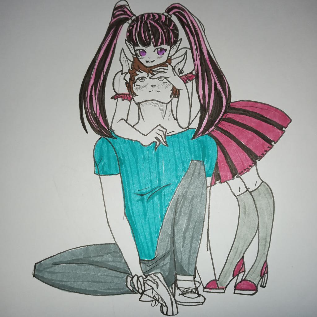 CDreamure's tweet image. En proseso, una de las parejas más bonitas💖
#MonsterHighart #MonsterHighdolls