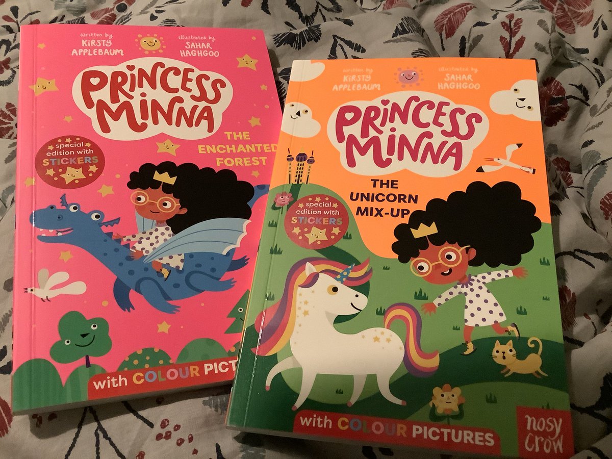 Enjoying a colourful adventure with Princess Minna this evening! @KirstyApplebaum @SaharHaghgoo @NosyCrow 
Enchanting, bold and perfect for younger readers!