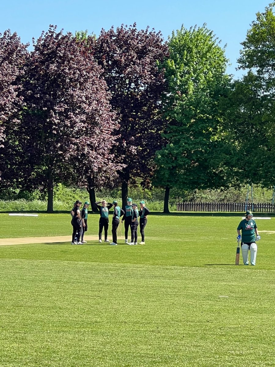 Super proud that we chased down the score in 20 overs and won by 7 wickets 🏏
