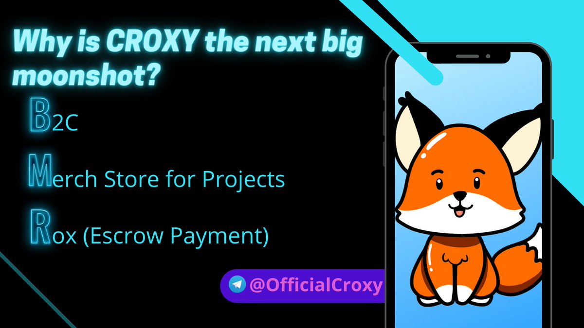 OfficialCroxy's tweet photo. Why is #Croxy the next big moonshot.

We are building Croxy on strong fundamental.
We are 100% transparent with our community.
Our utilities are unique.
9 Communities are backing us.
Croxy Museum in Metaverse already in building phase.

#CRO #Crypto #crofam #Bitcoin #Cronos https://t.co/LJ9CLQwTH4