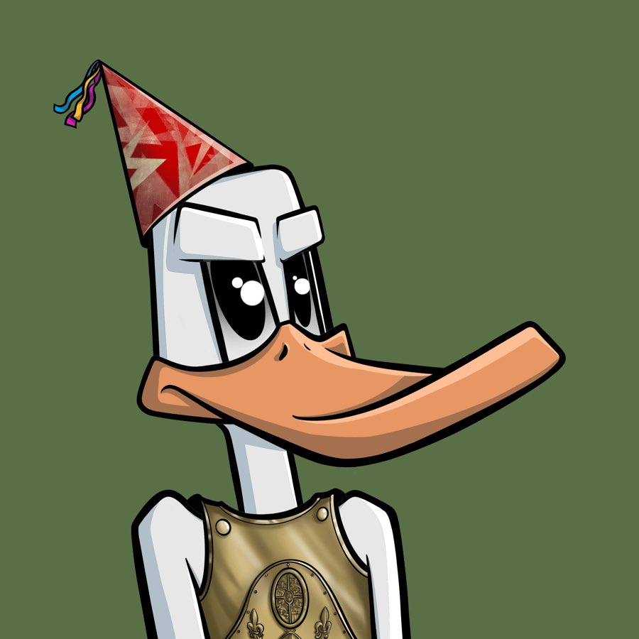 Hey #Algofam! To celebrate the reveal of our SavageSharks Staking Rewards (see thread) we are giving away this dope ducky by <a href="/ducky_project/">duckyproject.algo</a>! 

To enter:
Like
Retweet
Tag 2 friends

Ends in 24hrs! 

Tomorrow our instant shuffle returns with 48 OddOctos at 25A each!

#WeSwim