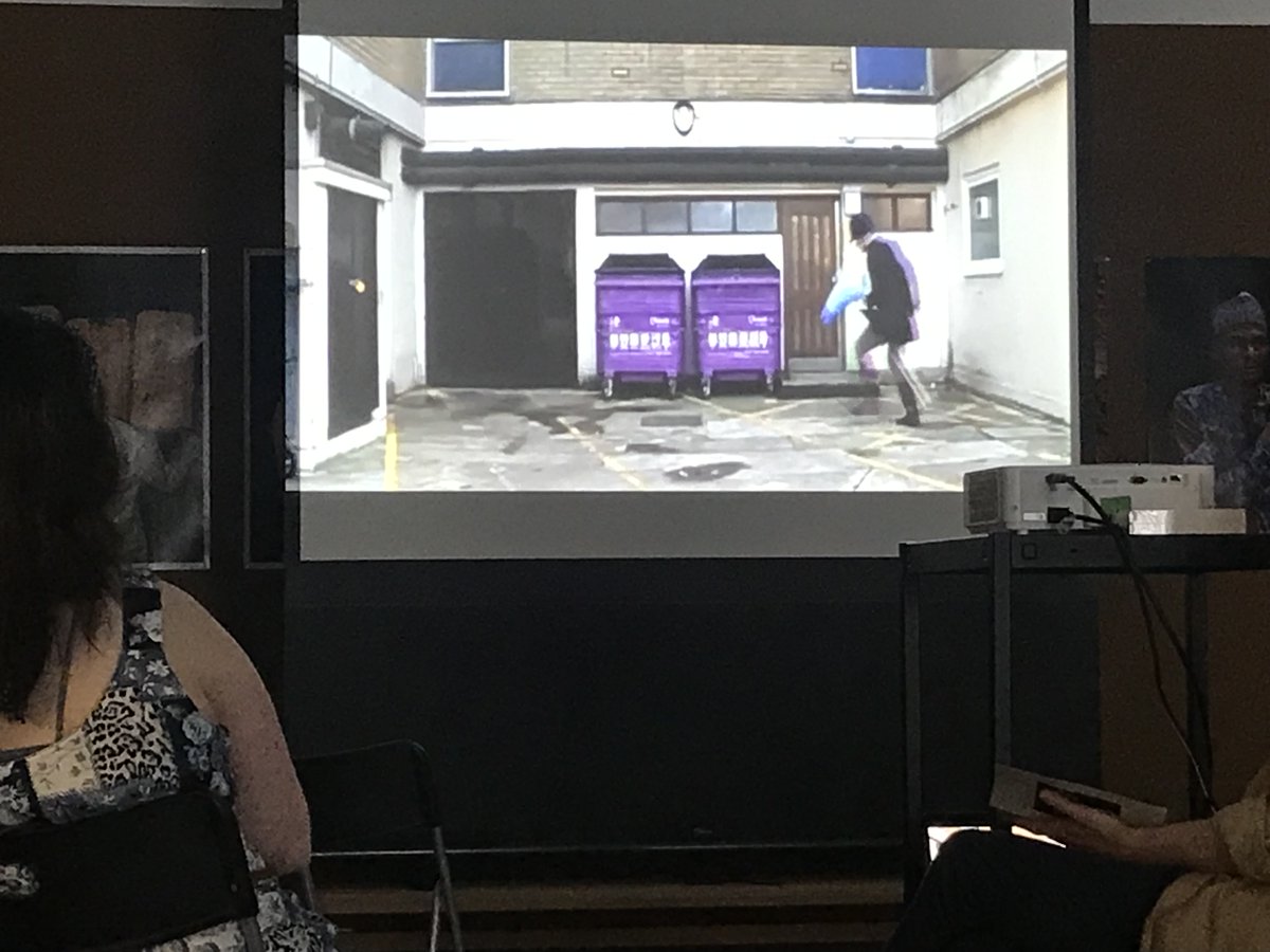 leejjcampbell's tweet photo. What a fantastic screening of my curatorial project Homo Humour with guest speaker Greg Thorpe. Thanks @OpenEyeGallery. Artists incl. @jmckenzie_art @sarezale @marcelbarelli #liverpool #openeyegallery #film #videoart #artistfilm #queerfilm #queerfilmmaker #queercinema https://t.co/127pj9eAyq