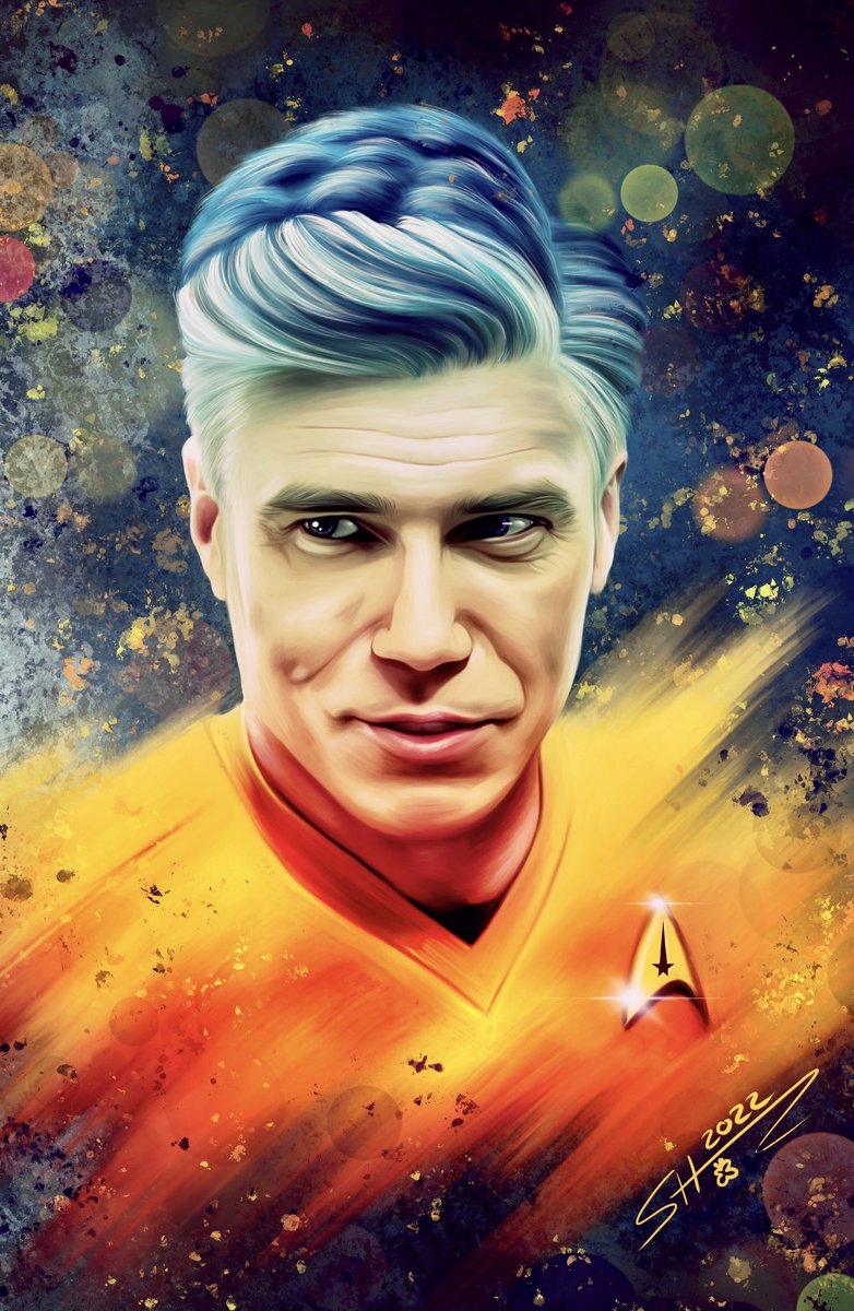 Larkistin89's tweet image. Y‘all knew this was about to happen eventually. So without further ado, here‘s the one and only Captain Pike. Painted with love and some pain in my fingers. 😄 I hope you find joy in it, friends. ❤️🖖🏻
#StarTrek #StarTrekStrangeNewWorlds #StrangeNewWorlds #Fanart #MyArt