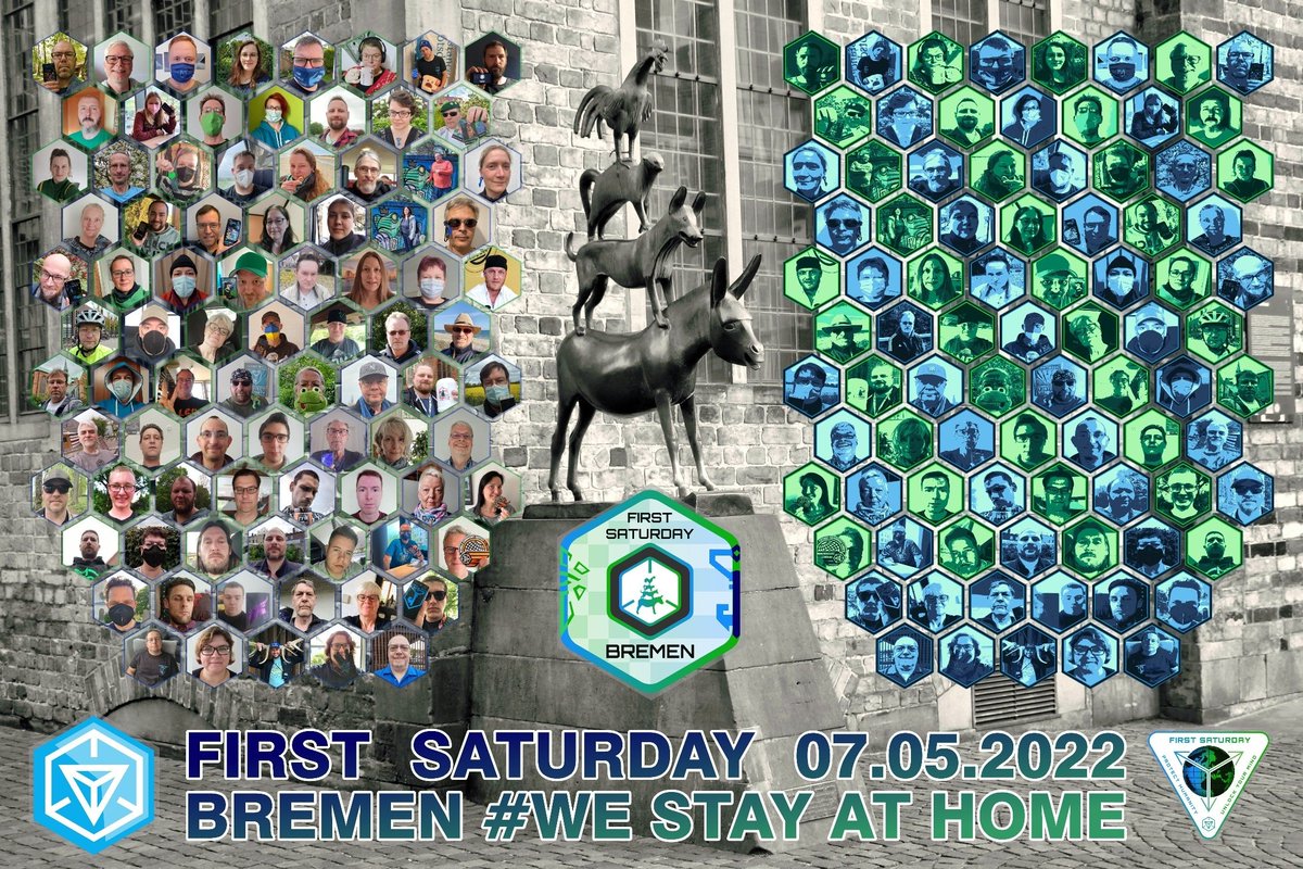 FS@Home Bremen 
Mai 2022

#ingressfsathome #FSatHome #Bremen #IngressFS  #fevgames #Nia #Niantic #Ingress #FirstSaturday #Ingressfirstsaturday
#Resistance #Enlightened #XF #ifsbremen #fsbremen #ifs