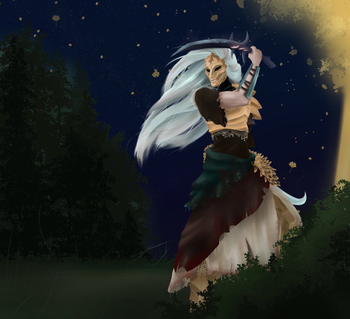 Elden Ring OC drawn.