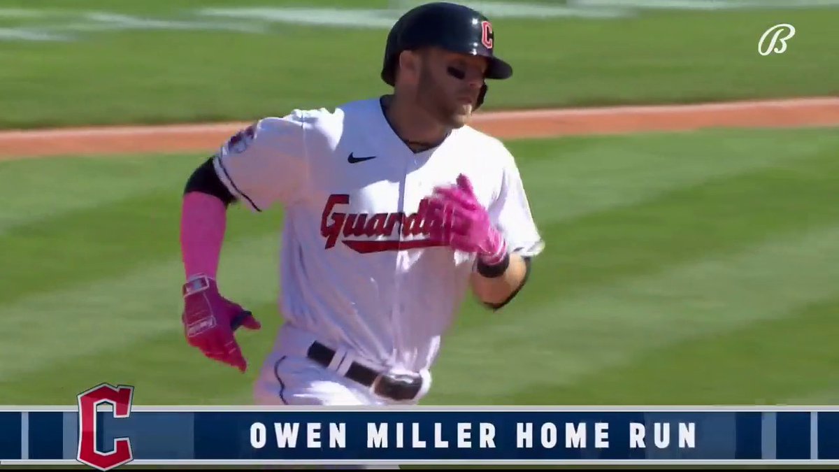 RT @MLBHRVideos: Owen Miller - Cleveland Guardians (3) https://t.co/Rxy0fhavES