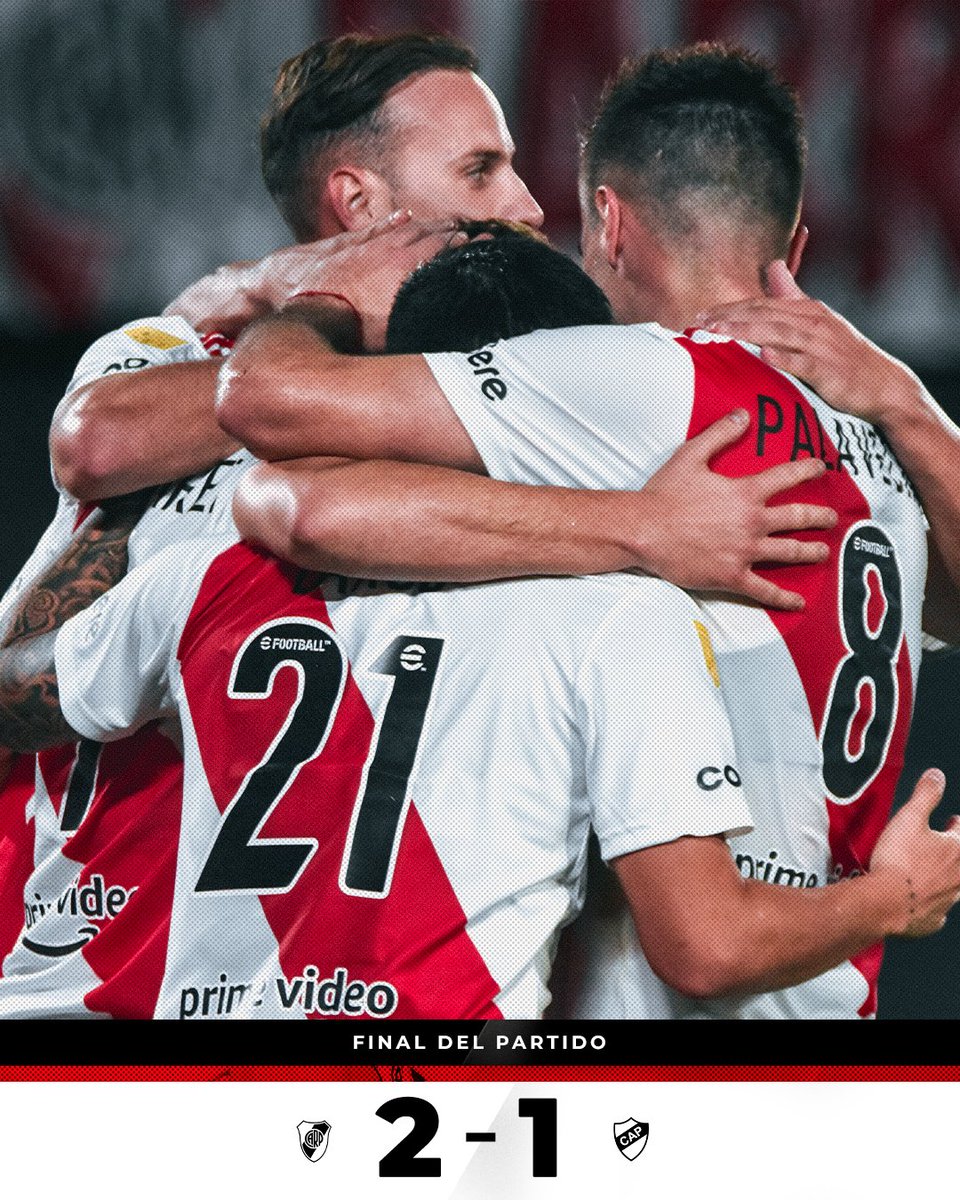 RiverPlate's tweet photo. ¡¡GANÓ RIVER!! ⚪️❤️⚪️ https://t.co/m6q6wuY0db