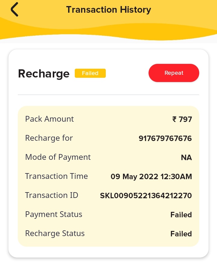 ishtam_com's tweet photo. @BSNL_KL  7679767676 Recharge not successful but money deducted , sir Please refund my money @BSNLCorporate https://t.co/9Qey7DOwUe