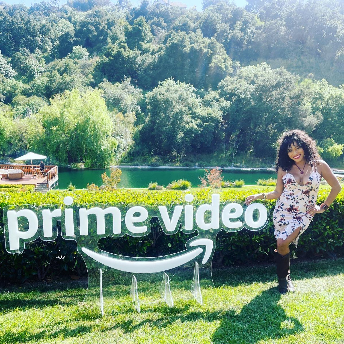 sashbashi's tweet photo. Thank you @primevideo @lacmagazine for a wonderful day. 🎥🎬🎟
#fyc #primevideo #laconfidential #actorslife #actresslife #actresslifestyle #beverlyhills #lakeside #bootseason #primetheater #naturevibes #redcarpet #backyard #viewoftheday #fashiondiary #stylejunkie #pose https://t.co/YssPTRrhsF