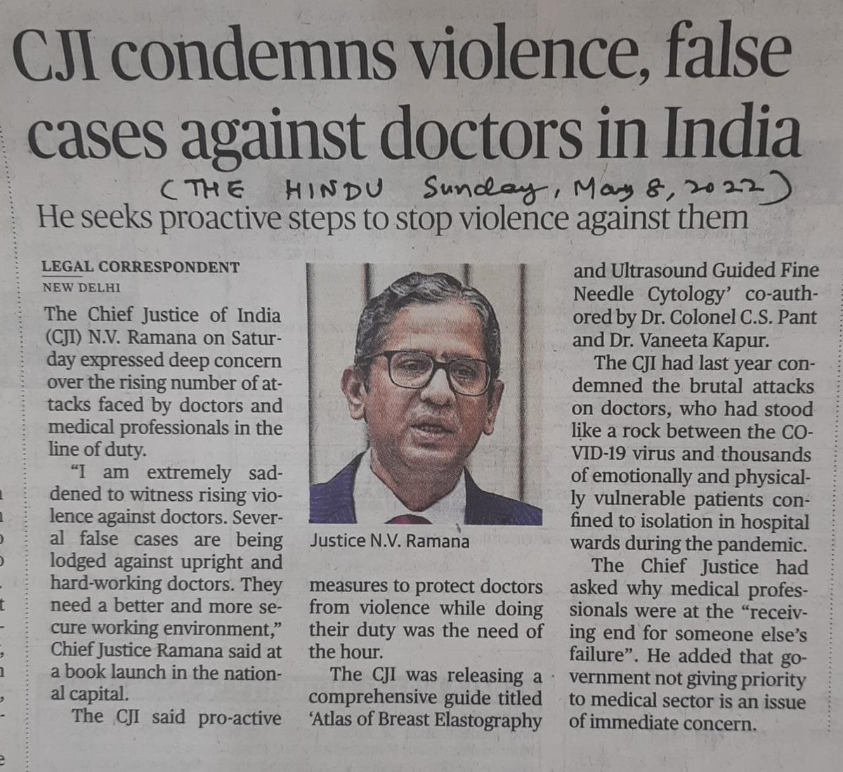 deepti_bahl's tweet photo. To give secure working environment to doctors should be top priority. https://t.co/BgVYsHJUOA
