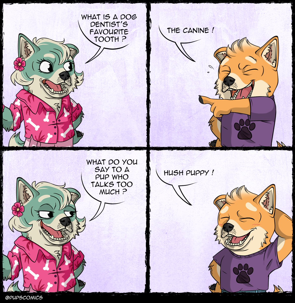 pupscomics's tweet photo. Pups Humour 😆🐶 https://t.co/UJAsFzVCIT