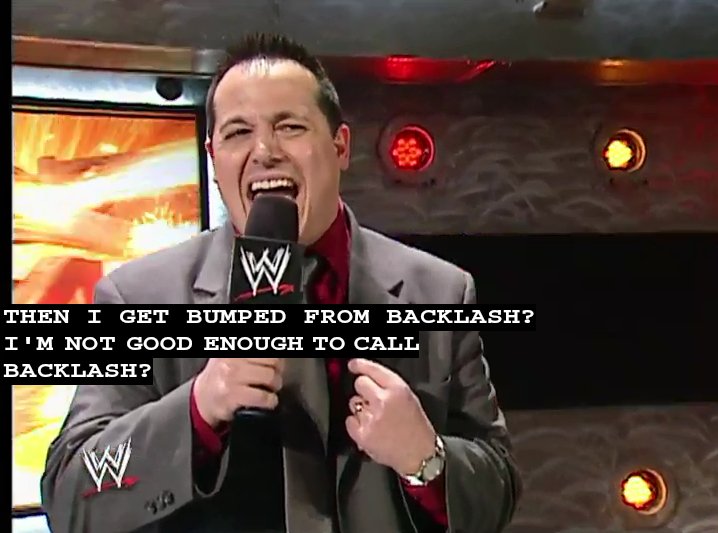MikeWendt's tweet photo. #WMBacklash 
@JoeyStyles https://t.co/fl2v6WXjml