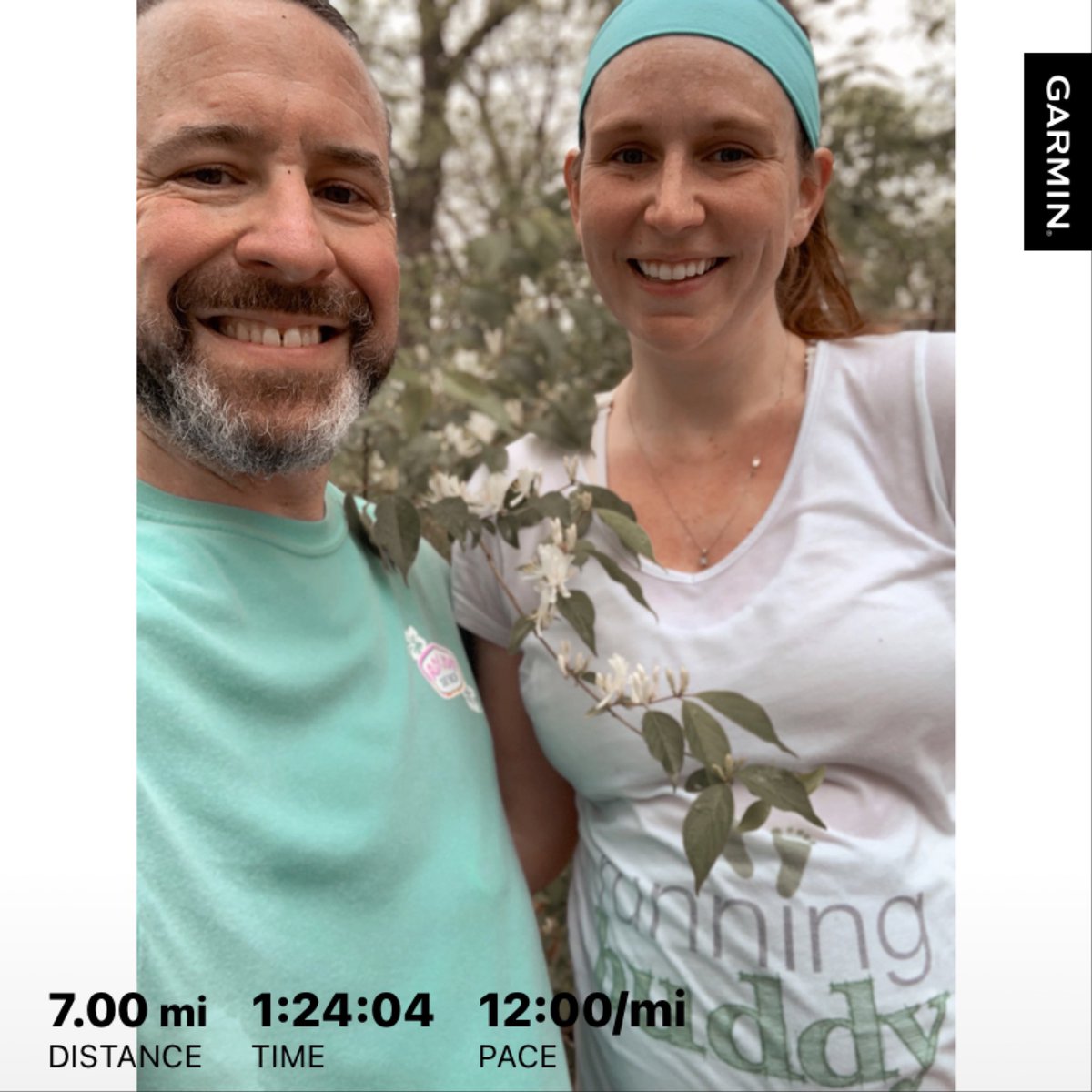 Mother’s Day running: slow &amp; rainy with one of my guys by my side telling me to hustle, one pressing on my bladder, and one waiting at Grandma’s with a post-run cinnamon roll. 🥰
