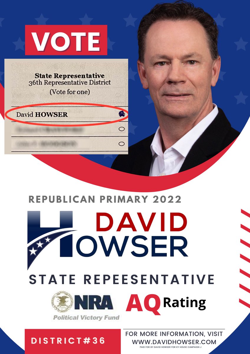 ChiefHowser's tweet photo. Vote #1 on the ballot! My whole life has been about serving others. I’ve always been honored to be a firefighter, and I’d be honored to be your KY State Representative in District 36! #HomeGrownRep🍅 #KentuckyFirst🇺🇸 #Howser4KY👩🚒 https://t.co/LQaxmm9ab8