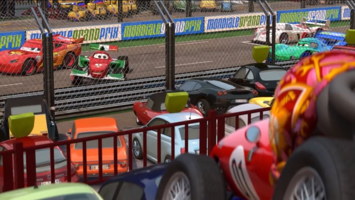PixarCarsFacts1's tweet photo. Pixar cars fact #161: Francesco Bernoulli has a mom and loves her. That’s nice of him https://t.co/PO0W5BGEpa
