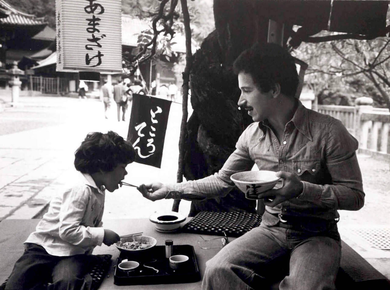 Happy 77th birthday to Keith Jarrett, pictured here with his son in Kyoto in 1976 (Photo: Toshinari Koinuma) 