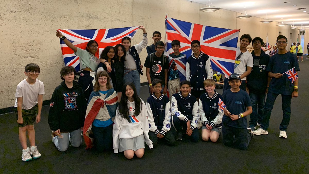 Greig City Robotics (@citygreig) on Twitter photo All our UK teams at the VIQ Robotic World Championships 2022 opening ceremony parade of nations. @VEXWorlds <a href="/VEXRobotics/">VEX Robotics</a> @greig_city @REC_foundation @city_greig <a href="/habsboys/">Haberdashers' Boys' School</a> <a href="/QEBoysSchool/">QE Boys School</a> and Henrietta Barnet School All our UK teams at the VIQ Robotic World Championships 2022 opening ceremony parade of nations. @VEXWorlds <a href="/VEXRobotics/">VEX Robotics</a> @greig_city @REC_foundation @city_greig <a href="/habsboys/">Haberdashers' Boys' School</a> <a href="/QEBoysSchool/">QE Boys School</a> and Henrietta Barnet School