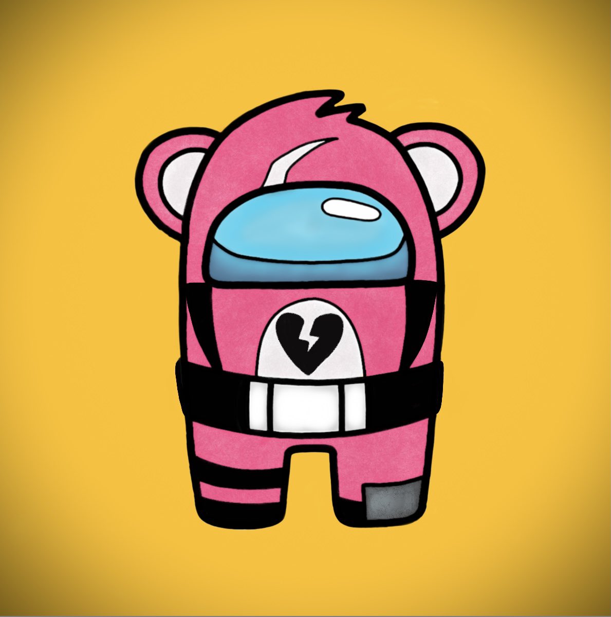 FortXAmong's tweet photo. This is the Cuddle Us #nftart from my #fortnite X #AmongUs Collection on OpenSea!
Link in bio ✅
•
•
•
#artoftheday #opensea #nftartist #digitalart #OpenSeaNFT #untitledartistry https://t.co/tVWSAvSJJj