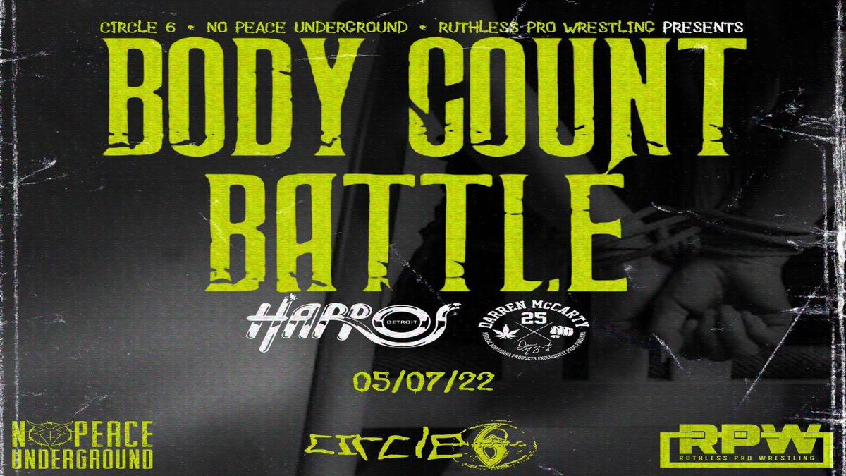 indiewrestling's tweet photo. Now On Demand
@RuthlessPro419 #BodyCount!
@Ericryanpro v @OfficialMasada v @TheDuke1279 v @tommy_vendetta
@fakekinkade v @blkwdxvx
@JakeSomething_ v @RickeyShanePage
@MDoggMattCross v @Atticus_Cogar
@RanWestWrestlin v @BobbyBeverly
+ @HoodFoot418 & more
https://t.co/Z17KZW2Z8e https://t.co/eMRdeW7Vkm