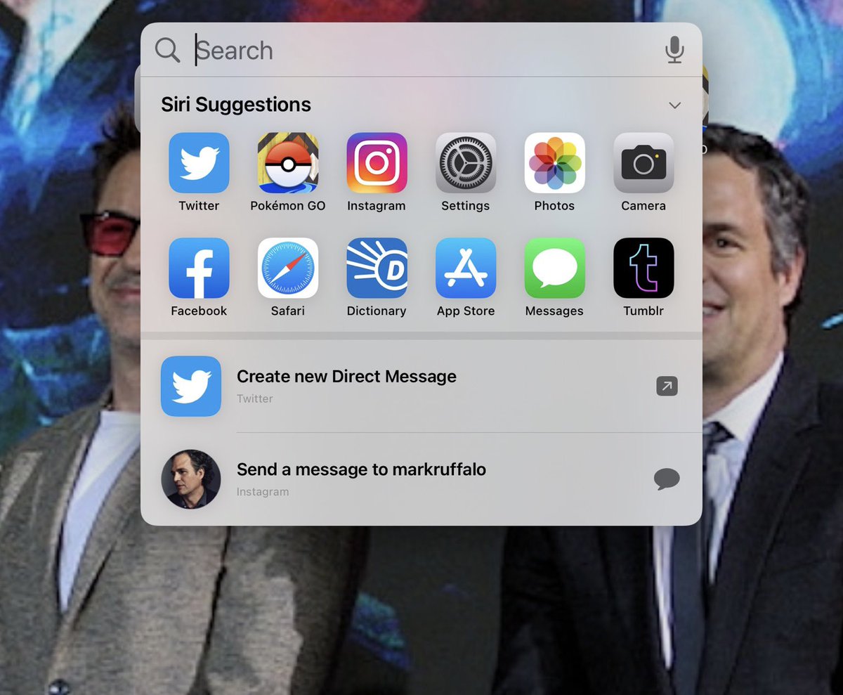 Jedi_Jill's tweet photo. Siri suggested that I send Mark a message. Um…ok. “Hello @MarkRuffalo. Wherever you are, and whatever you’re doing, I hope it’s bringing you happiness.” 😊😊😊 #thatwasweird #dontblameme #sirimademedoit https://t.co/iHQeFviUAG