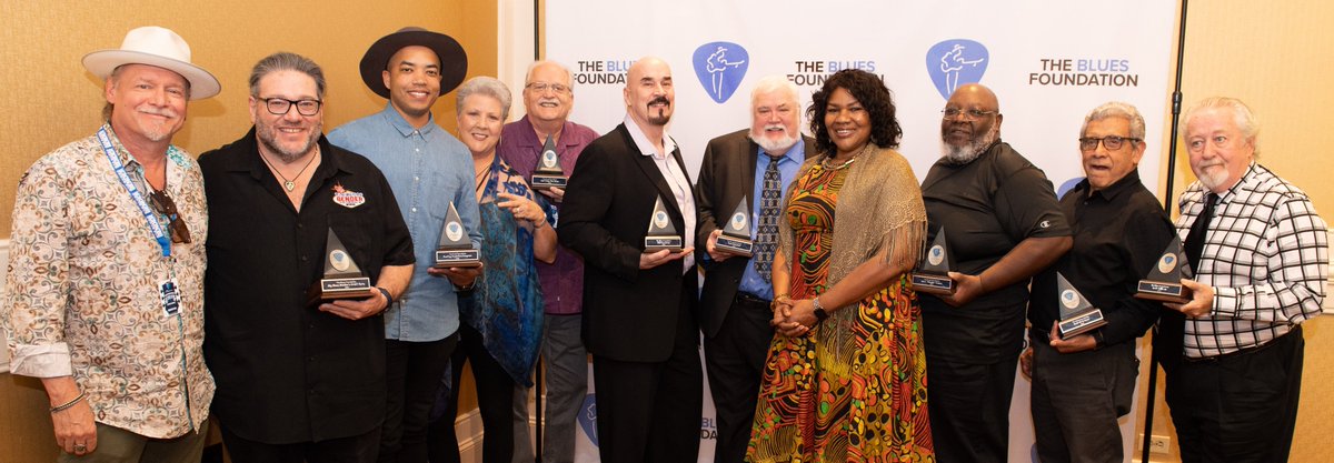 THANK YOU to this year's Keeping the Blues Alive Award recipients for your tireless efforts behind the scenes 🎶 💙 📷: Roger Stephenson