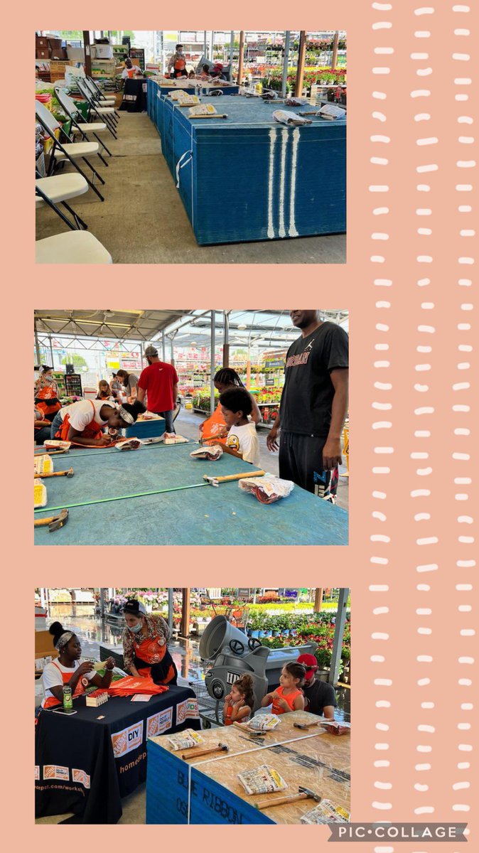 An action packed weekend…#HomeDepot #kidsworkshops #MothersDay2022
