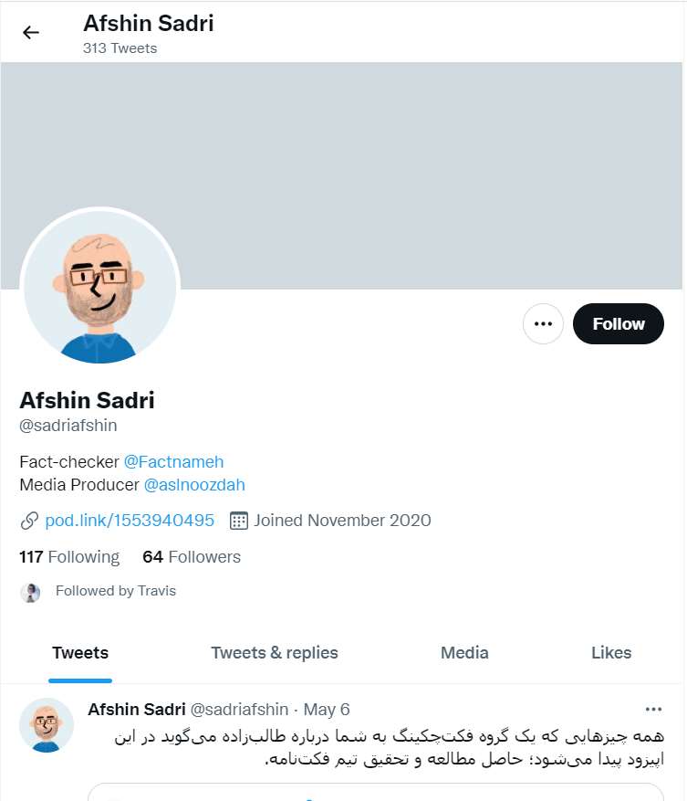 k_Mostafavi's tweet photo. پانوشت دو: پیش از آنکه کارکنان اصل19 و همکاران خون‌شوری و خون‌ریزی نظام جمهوری اسلامی در افق محو شوند برای ثبت در آینده، چند اکانت‌ کارمندان آنها را در اینجا ثبت می‌کنم:
mehrad_rafie 
MohtasebRosa 
sadriafshin 
RZMoradi 
SoheilAzadiN
kian_kamali
saba_rostami
HilaNikoo
Aria_kiaan https://t.co/6lT6qIR2F3