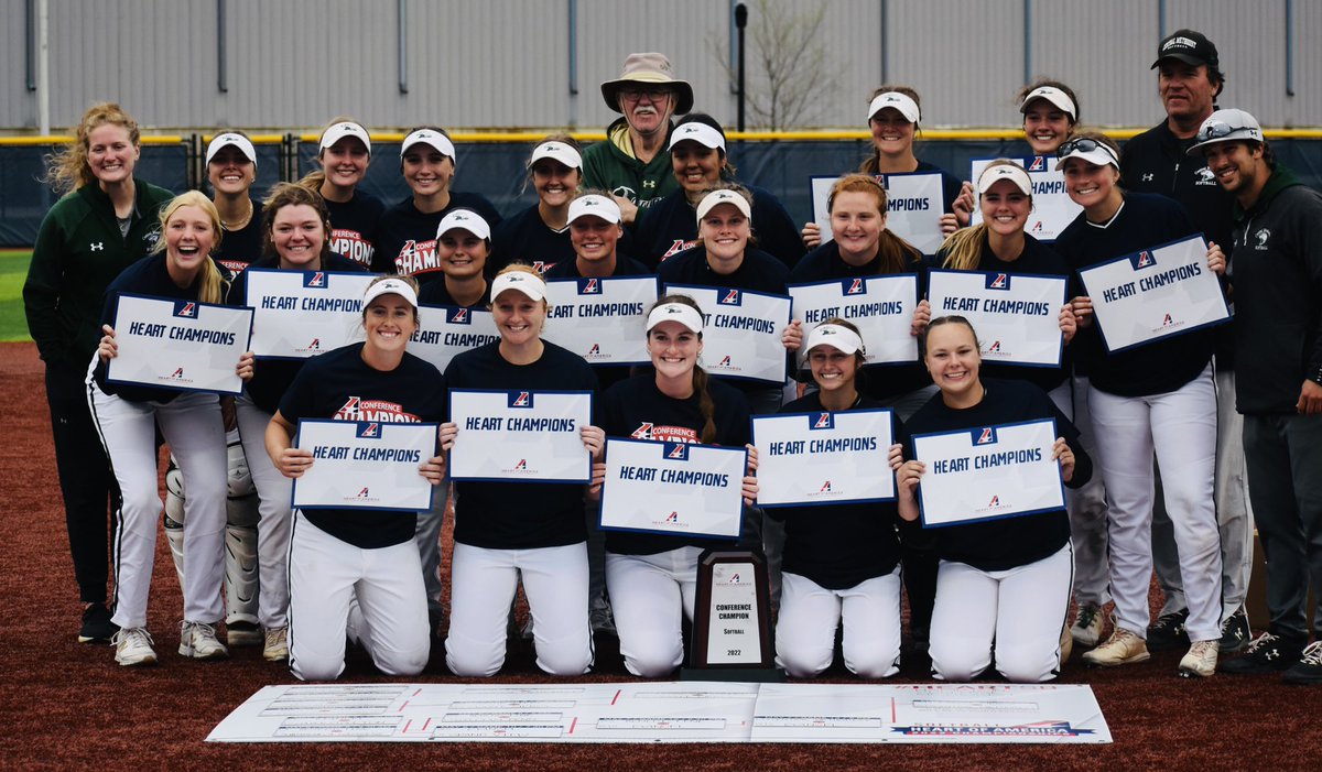 🥎, With a 2-1 victory over No. 3 <a href="/Go_Mustangs/">Mount Mercy Mustangs</a>, No. 1 <a href="/cmueagles/">Central Methodist Athletics</a> wins the 2022 Heart Softball Conference Tournament Championship! It’s the first Conference Tournament Championship for the Eagles since 2014!