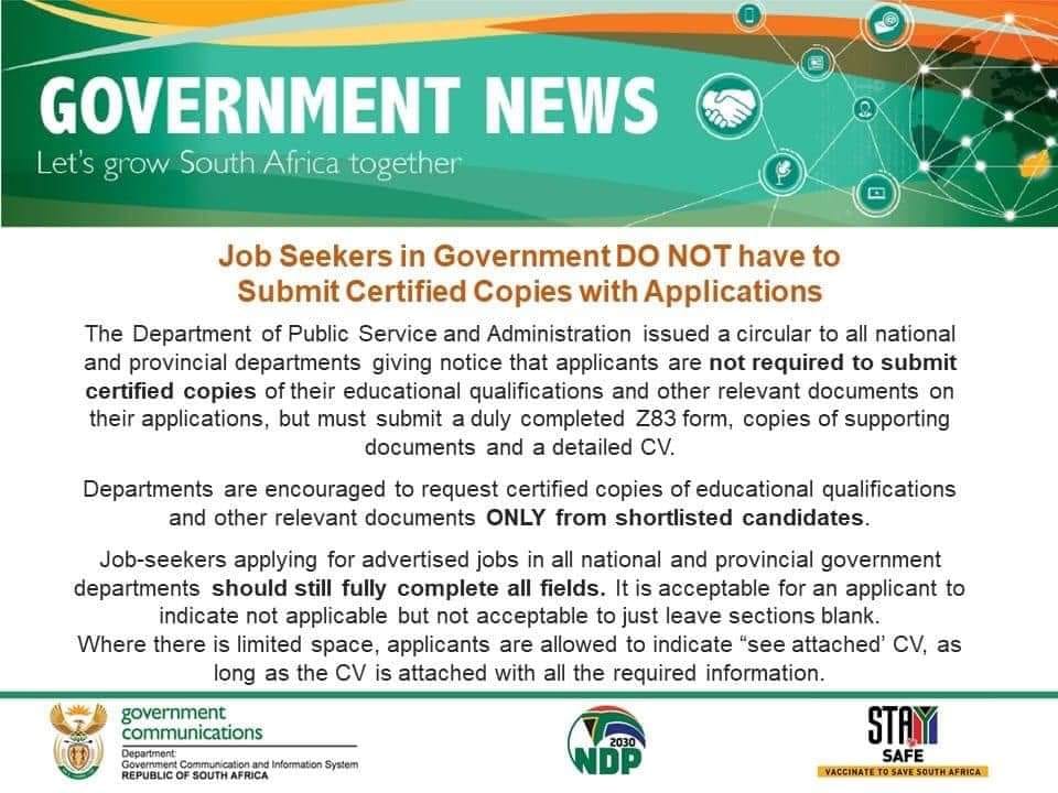 mikeconsultants's tweet photo. Certified Copies are not longer Required on Government job Applications

Share with others

Read picture https://t.co/549aSne6PS