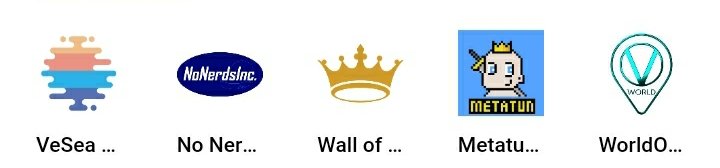 <a href="/VeSeaOfficial/">𝕍eSea</a> because they are the OG
<a href="/NoNerdsInc/">NO NERDS INC | 💊</a> docs orders: gotta take your tablets daily
<a href="/wallofvame/">wall.vet</a> because this shit is fucking hilarious
@metatun_vet minted 2, LFG
<a href="/worldofv_art/">World Of V | Green NFT Marketplace</a> my favorite #VeChainDapp #VeChainMarketplace

#BullishOnVeChain $VET $VSEA $UNION $WOV
