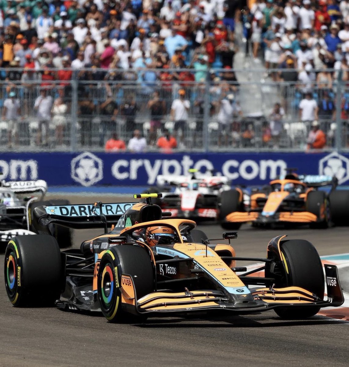 EP81Parody's tweet image. Miami Grand Prix - Race
————————————

DNF. A massive shame to not finish todays race due to an incident with Pierre. Glad to be all okay and unhurt after the contact though, still a scary one. Apologies to the team for it not going the way we wanted. Fearlessly Forward. 

🧡