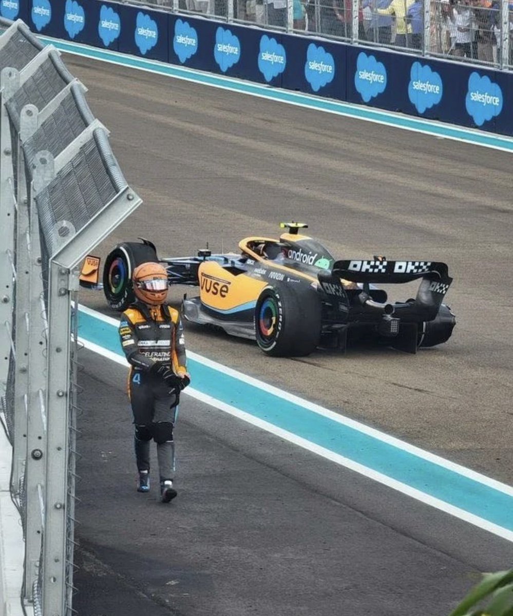 EP81Parody's tweet image. Miami Grand Prix - Race
————————————

DNF. A massive shame to not finish todays race due to an incident with Pierre. Glad to be all okay and unhurt after the contact though, still a scary one. Apologies to the team for it not going the way we wanted. Fearlessly Forward. 

🧡