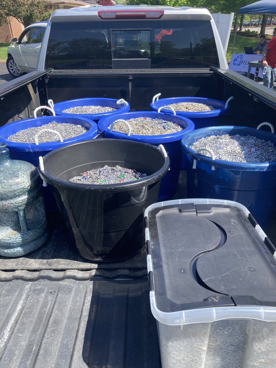 AESClubSTL's tweet photo. @AESBulls Thank you for the Tab Tops!  We collected 273 pounds!  @rmhcstl #keepcollecting #kidshelpingkids https://t.co/nJt7o4BomY