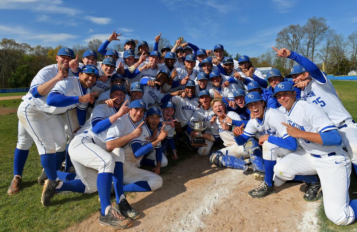 WheatonBSB's tweet image. Wheaton Baseball is your 2022 NEWMAC Champions!! LETS GO 🚾⚾️