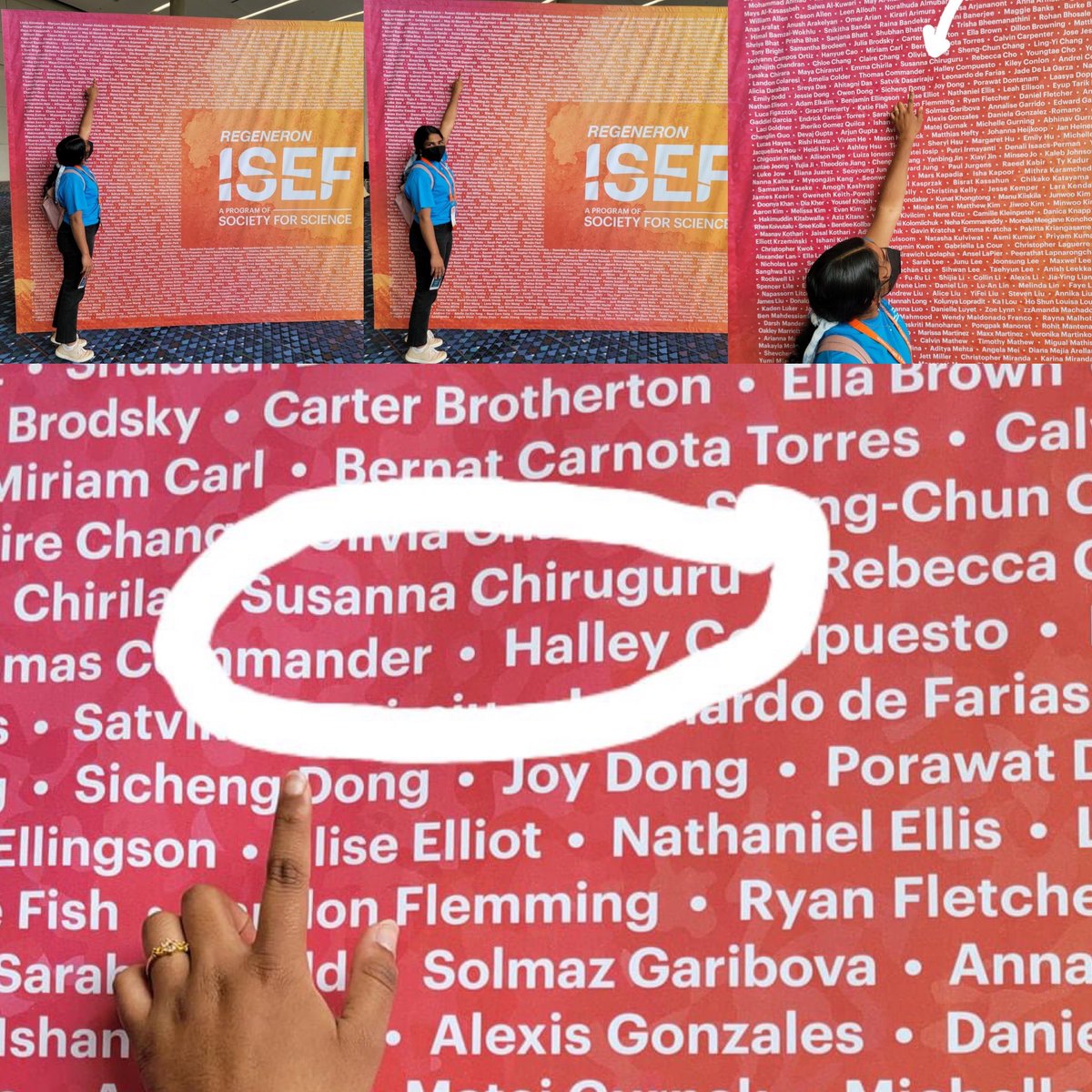 21stDigitalEd's tweet photo. Day 2 at ISEF: Project set up, and Pass Display & Safety inspection. By God's grace everything went great.
#la5sef #chirugurus #RegeneronISEF #Societyforscience #lagrangehigh #ISEF @SChiruguru https://t.co/aZn702YyLP