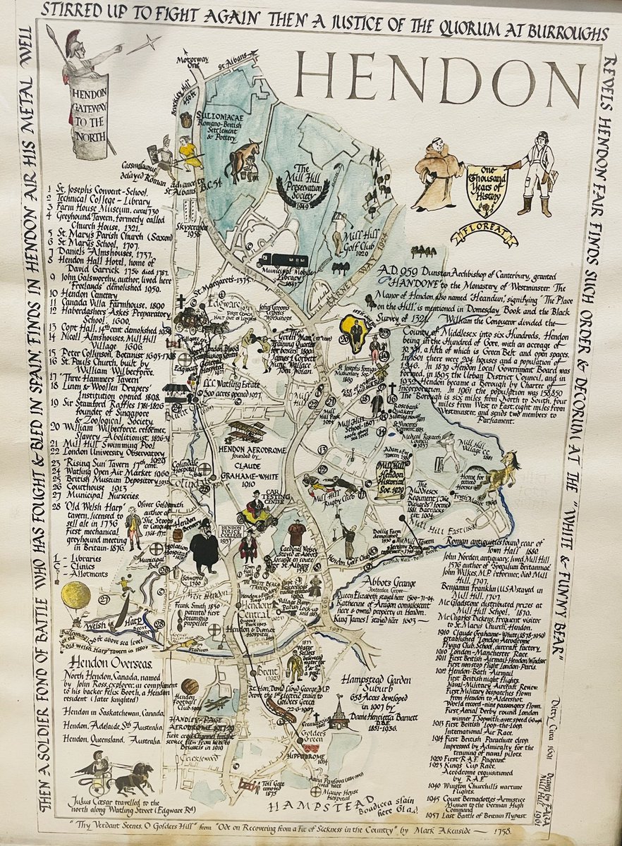 SaveHendon's tweet photo. Have a zoom around this old map of Hendon. So many gems! #SaveHendon #HandsOffOurLibrary https://t.co/zAZN3qI23h