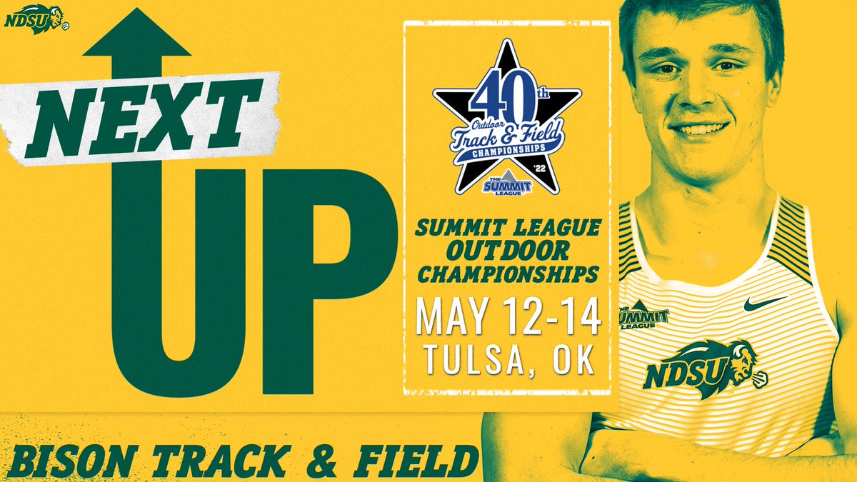 .<a href="/thesummitleague/">The Summit League</a> Outdoor Championships are here! The Herd heads ⬇️ to Tulsa to compete for the 🏆 #GoBison