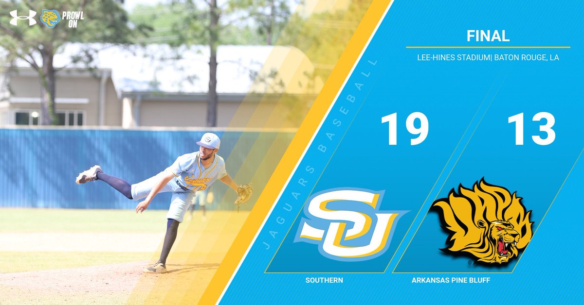 southernubsb's tweet photo. Final from the Bluff!

Jags SWEEP Pine Bluff!!

#GoJags #JaguarPride #ProwlOn #WeAreSouthern https://t.co/vfM3ourah8
