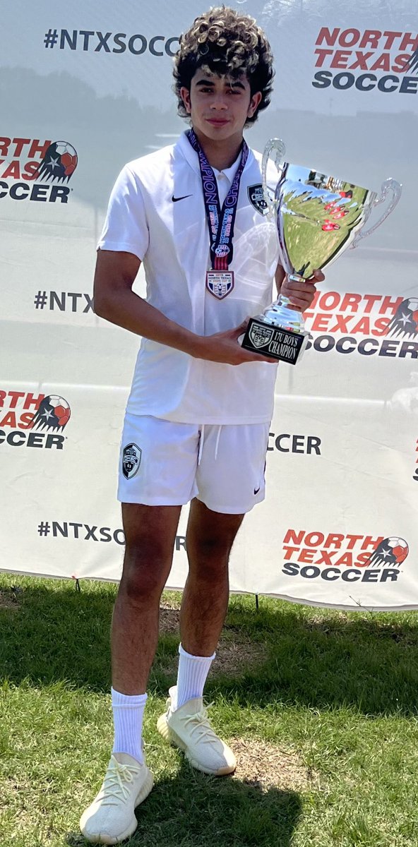 LeandroYzaguir1's tweet photo. NTX State Cup Champions. DKSC 05B Carrillo. I played Center Defender and had 2 assists and 1 goal. Our Team Stats: GF 18 GA 3 in 5 games. Heading to Tennessee for US Regionals in June 2022. @DKSC_official https://t.co/phPTodjzko