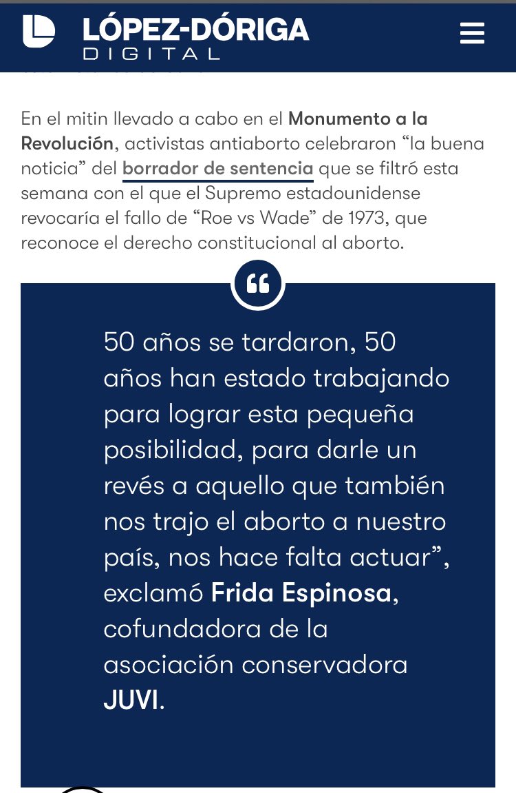 “Anti derechos”, “conservadores” oye <a href="/lopezdoriga/">Joaquín López-Dóriga</a> se nota el sesgo en tu artículo sobre la marcha por la vida, nadie tendría que salir a marchar si no estuvieran matando seres humanos en gestación

No es un tema de la ultra derecha, es un tema de sentido común