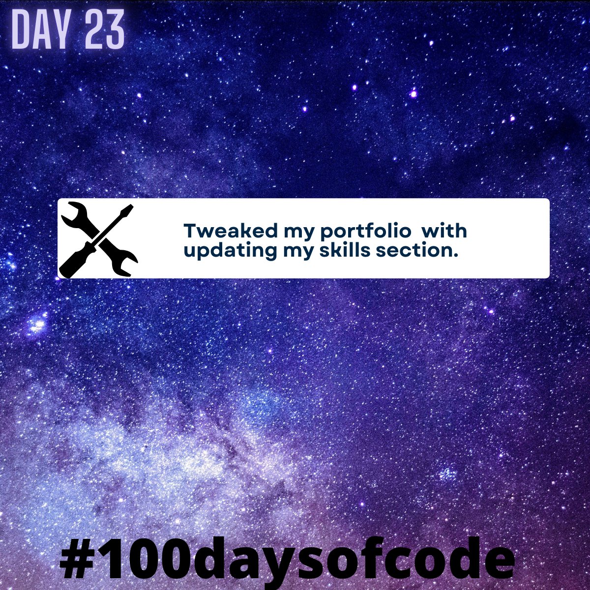 RigginDennis's tweet photo. #100daysofcode https://t.co/y8a1c4JJGJ