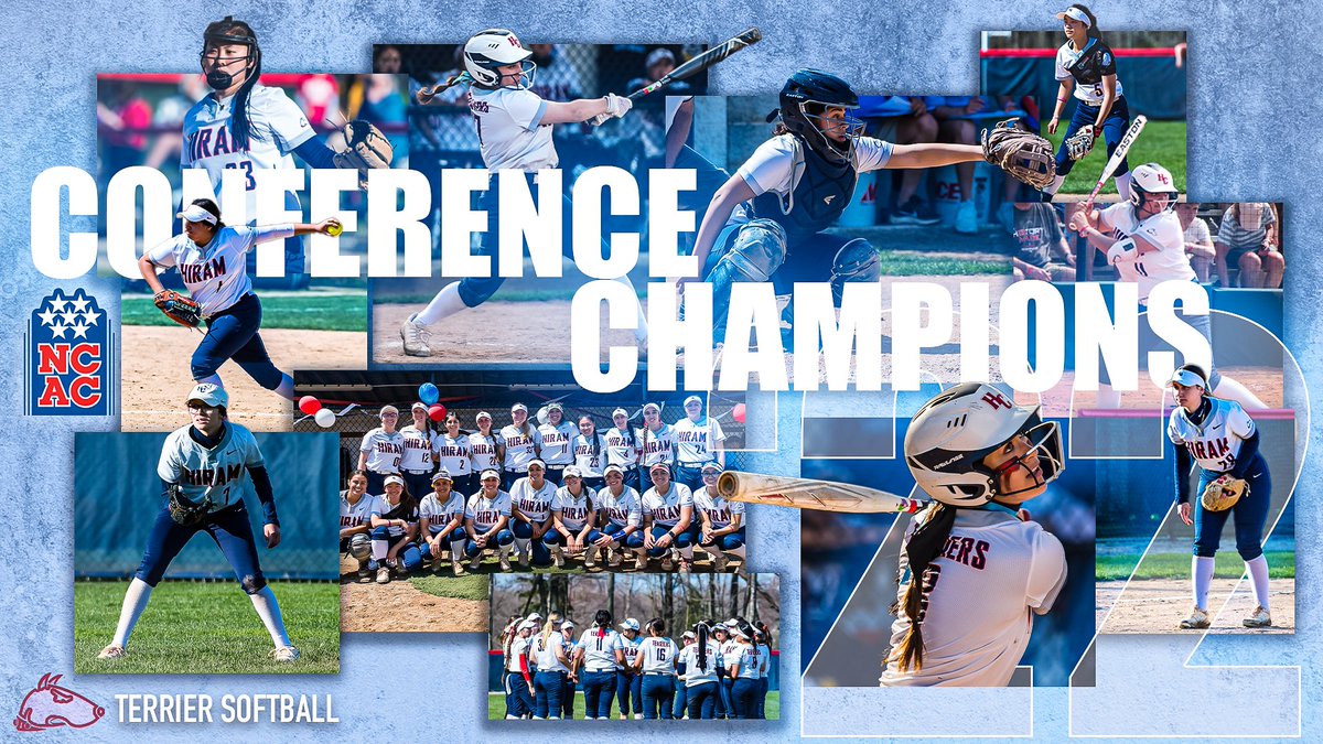 COMEBACK. COMPLETE.

Your Hiram Terriers are the 2022 NCAC Softball Conference 🏆Champions!!!!! (cc: <a href="/Hiram_SB/">Hiram Softball</a>)

#TerrierNation | #d3sb | #RingIT🔔
