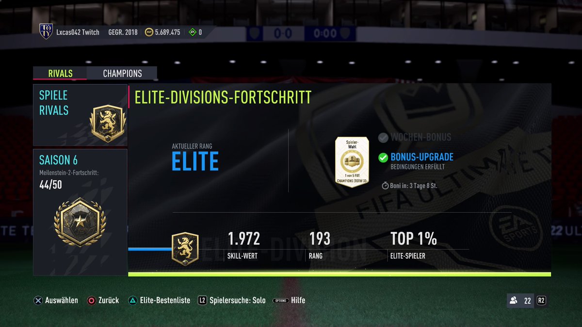 Lxcas042's tweet photo. Top 200 Rivals Weltweit https://t.co/xyMmlNR87k