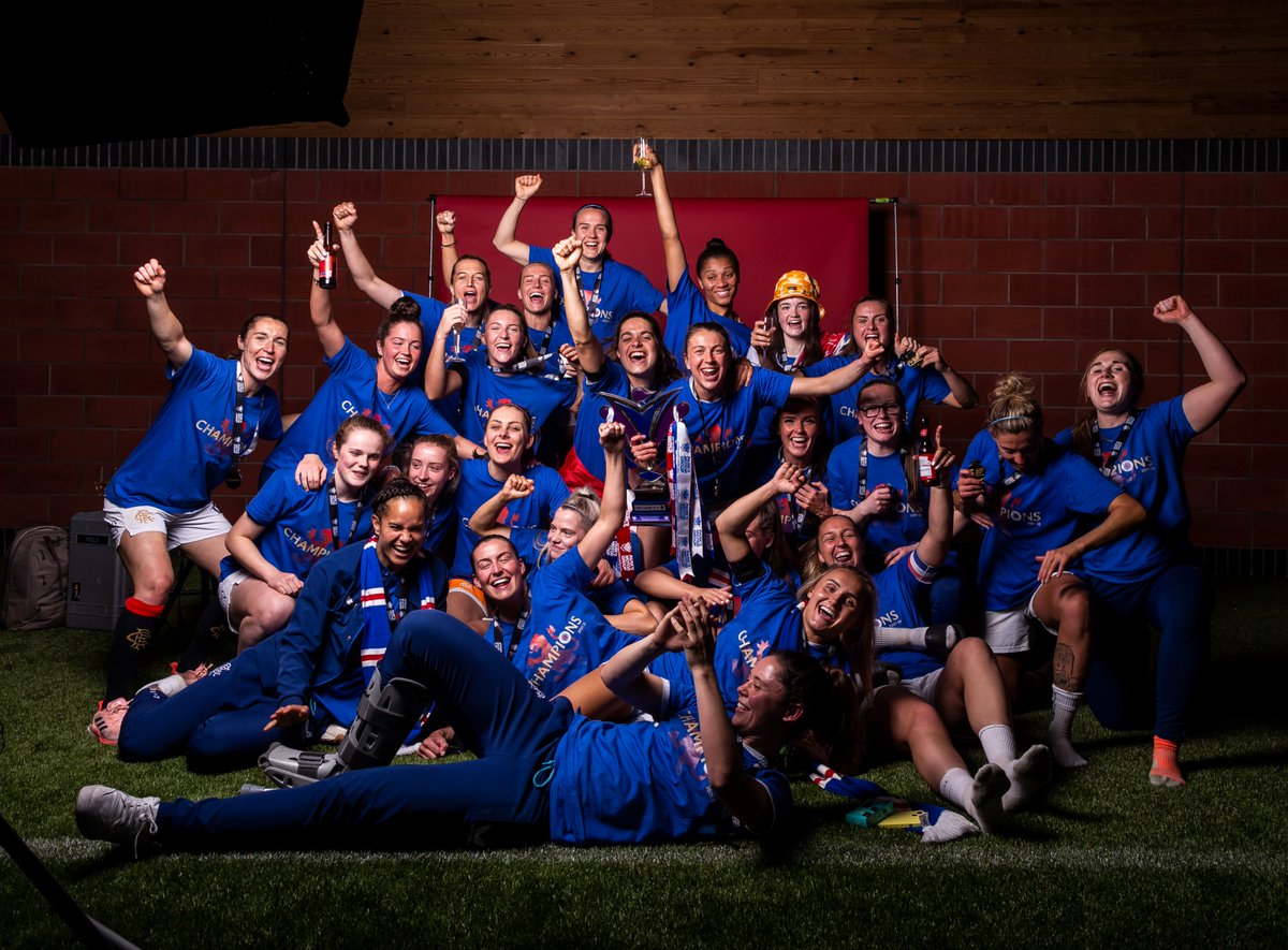 RangersWFC's tweet photo. 💙 Goodnight from The Champions. https://t.co/ocM4AYDvMm