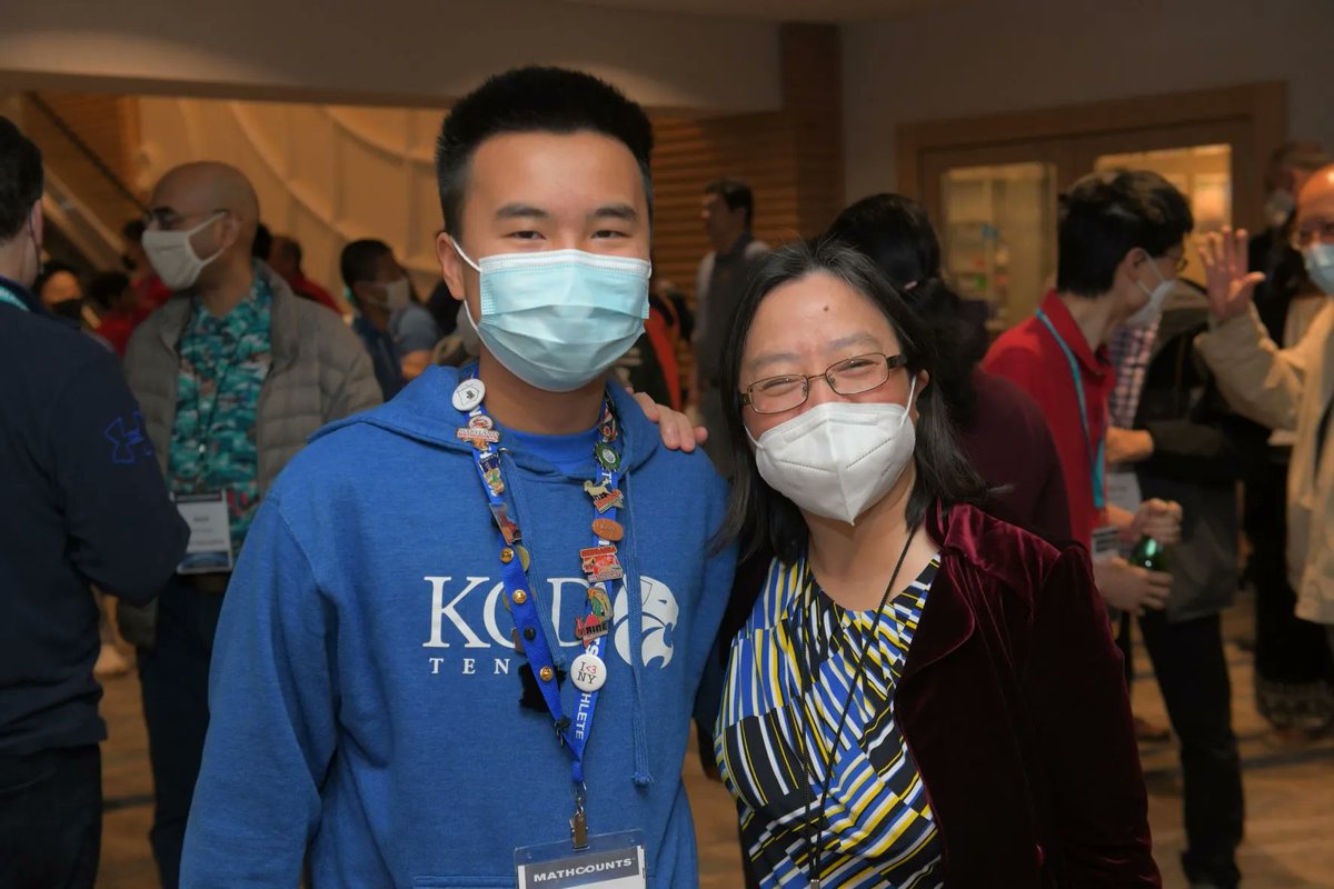 MATHCOUNTS's tweet photo. Happy Mother's Day to all the incredible moms in our MATHCOUNTS community, including these awesome moms who are here to watch their Mathletes at this year's National Competition! #MATHCOUNTS22 https://t.co/RBgOYb2HsY