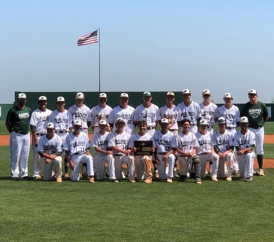 Congratulations AmPo baseball! Regional Champions! The Panthers are headed to State!