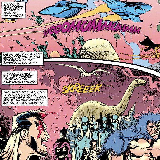 BenJMorse's tweet photo. Fate #14 is a surreal tour of some untouched corner in DC’s mystic realm, but mostly a showcase for penciler Anthony Williams, pulling impressive double duty here after also drawing Patterns of Fear the same month.
#UnderworldUnleashed https://t.co/9Glb9H2rxh