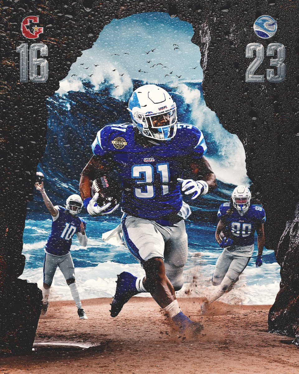 UFLonFOX's tweet photo. A WILD finish 🌊🌊🌊

The @USFLBreakers pull off a last-second victory to improve to 3-1 https://t.co/UnUAL82eX5
